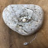 The Pearl Project Double Ribbon Pendant - White Gold Plated